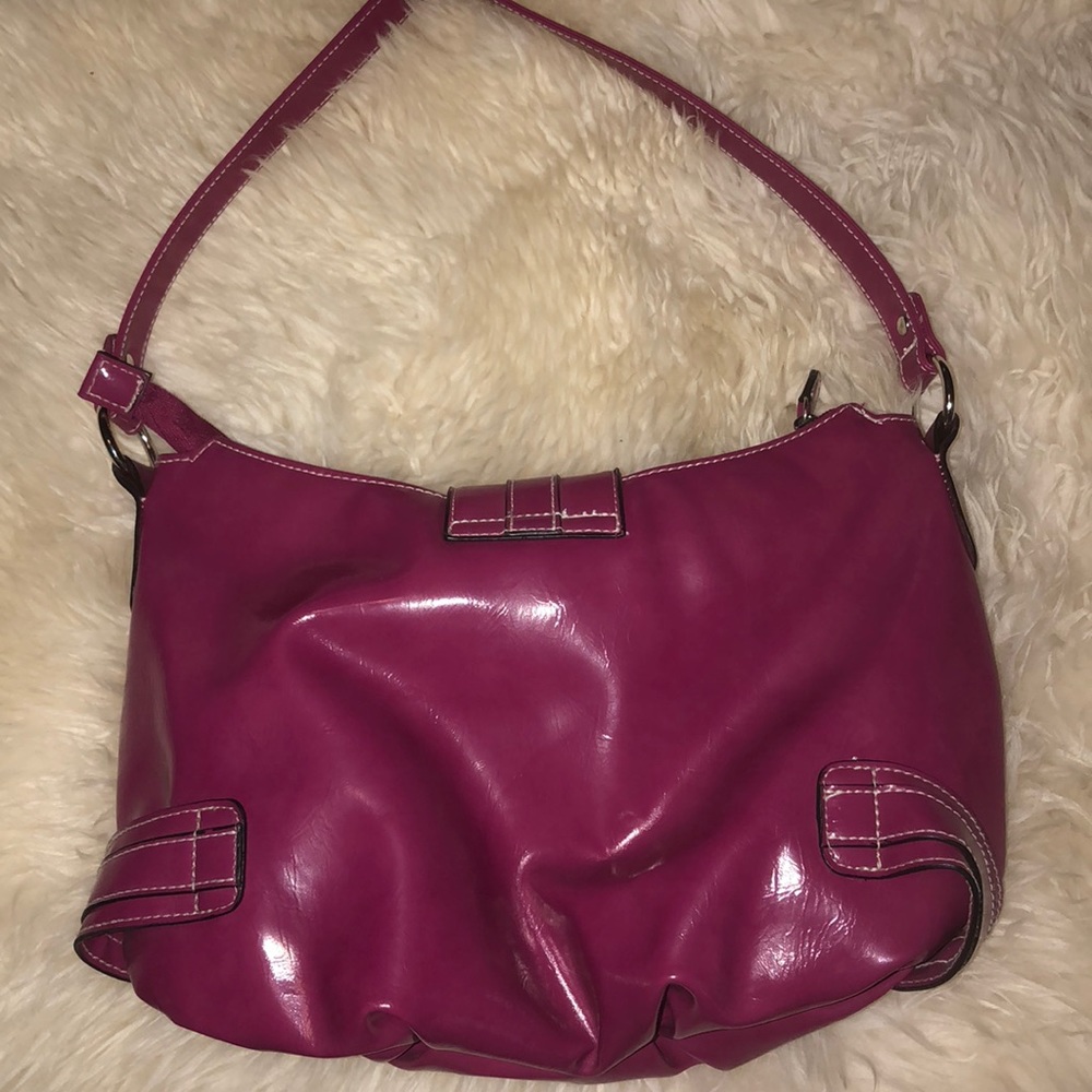 Treviso Raspberry Handbag - Picture 2 of 4